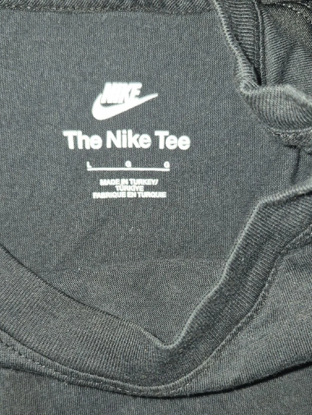 Nike Black Short Sleeve Kids' Tees Both Size L
